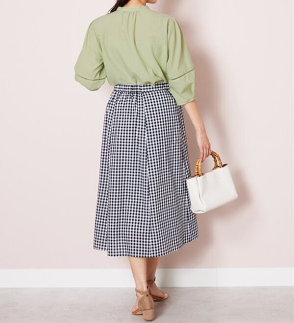 BELLUNA（ベルーナ）の「エアリービンテージ素材レース使いブラウス（ブラウス）」｜詳細画像