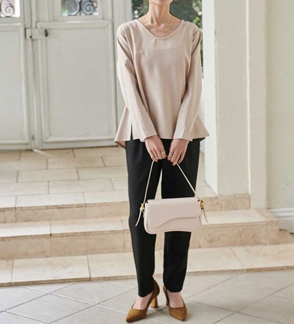 RANAN（ラナン）の「【選べるデザイン】楽してきれい見え！セットアップ（ブラウススーツ）」｜詳細画像