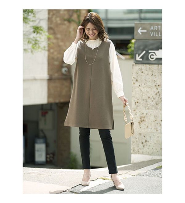 BELLUNA（ベルーナ）の「コーデ済み！お洒落ジャンパースカート（ジャンパースカート）」｜詳細画像