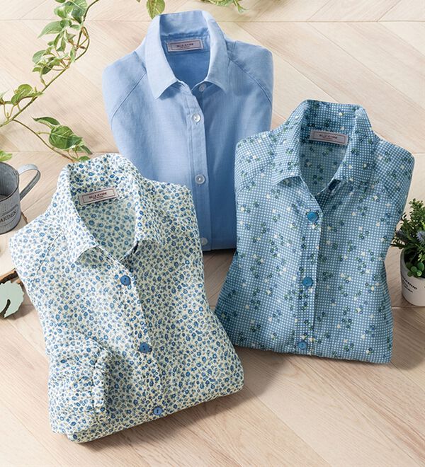 ルフラン（ルフラン）の「【３色組】暮らしの主婦シャツ（シャツ）」｜詳細画像