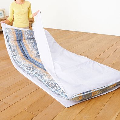 「三方開き敷ふとんカバー２枚組（掛布団カバー）」