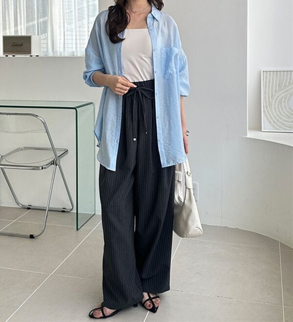 GeeRA（ジーラ）の「アソート柄オーバーサイズシャツ（シャツ）」｜詳細画像