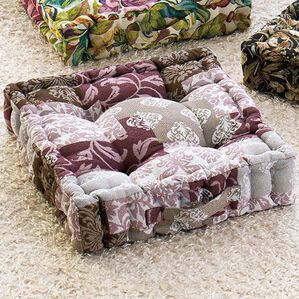 「高級ゴブラン織厚みたっぷりクッキークッション（チェアカバー・チェアパッド）」｜パッチワーク