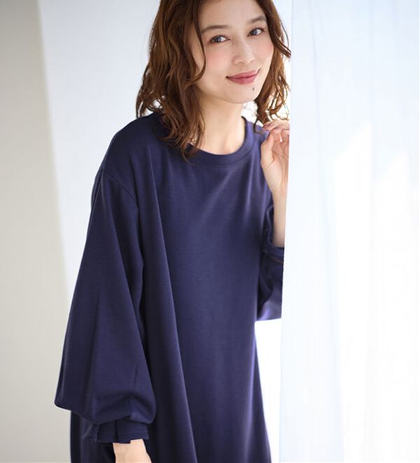 Viola e Viola（ヴィオラ エ ヴィオラ）の「裏ファー袖タックチュニック（チュニック）」｜詳細画像