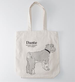 BELLUNA（ベルーナ）の「アニマルグラフィックトートバッグ（その他バッグ）」｜シュナウザー