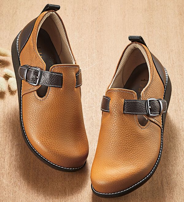 ルフラン（ルフラン）の「メディフィット　５Ｅ配色ベルト使いスリッポン（スリッポン）」｜詳細画像