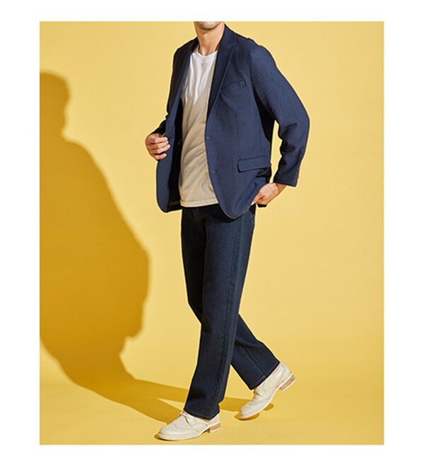 「＜ダンロップ・リファインド＞アクティブテーラードカーディガン（メンズカーディガン）」｜詳細画像