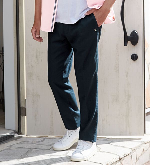 「＜アーノルド　パーマー＞リネンブレンドイージーパンツ（メンズイージーパンツ）」｜詳細画像