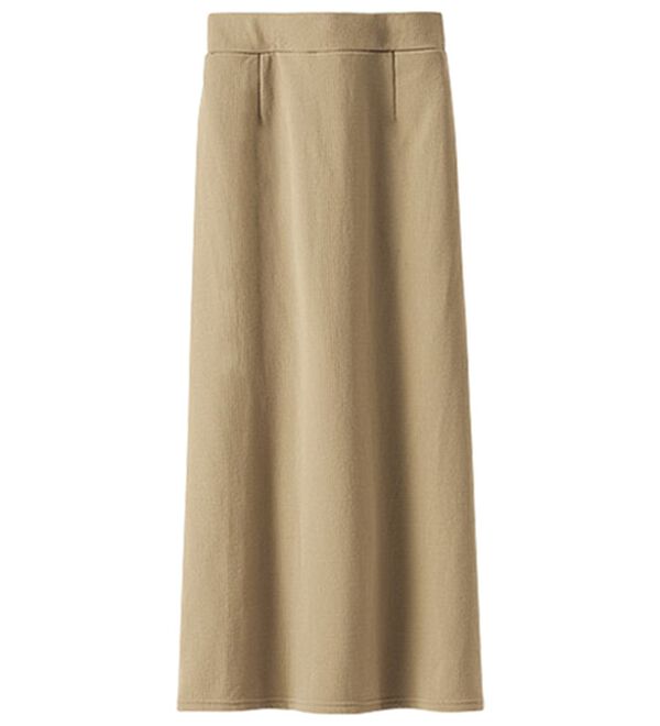 BELLUNA（ベルーナ）の「裏起毛素材ふくれジャカードナロースカート（ロングスカート）」｜詳細画像