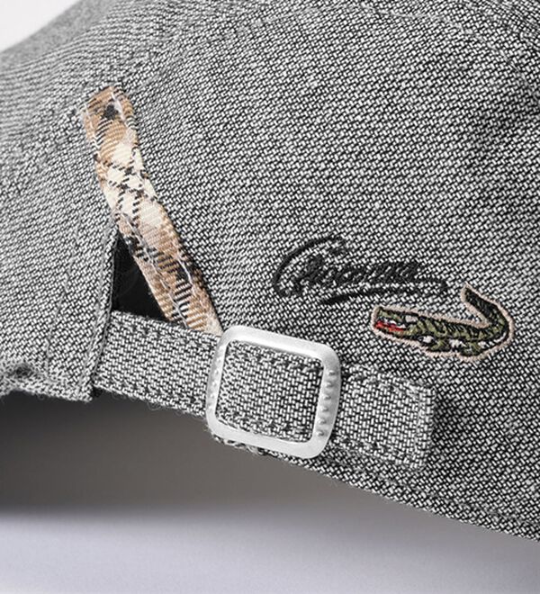 「＜クロコダイル＞カラミ織りチェックダンディハット（メンズ帽子）」｜詳細画像