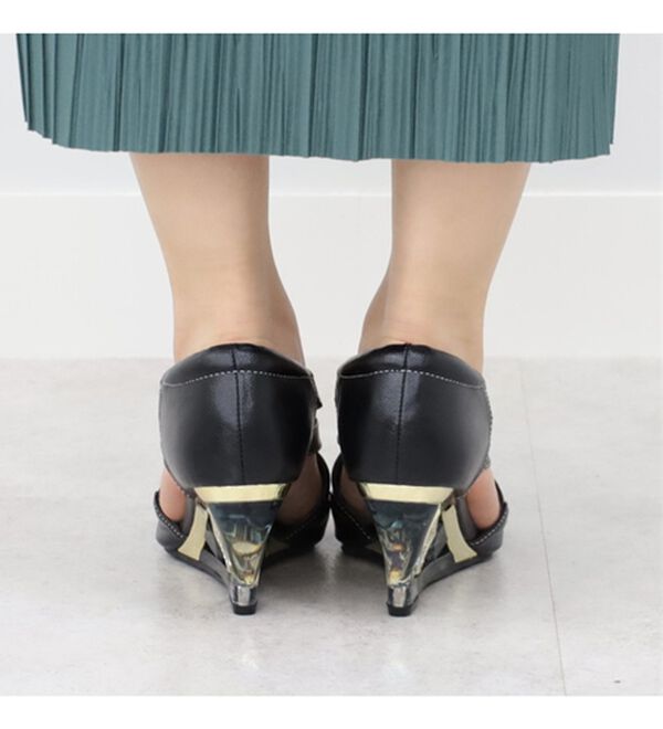 BELLUNA（ベルーナ）の「ジュエルヒールエレガントラインサンダル（パンプス）」｜詳細画像