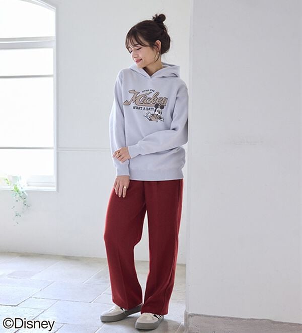 BELLUNA（ベルーナ）の「＜Ｄｉｓｎｅｙ＞【ミッキー】プリント裏起毛パーカー（パーカー）」｜詳細画像