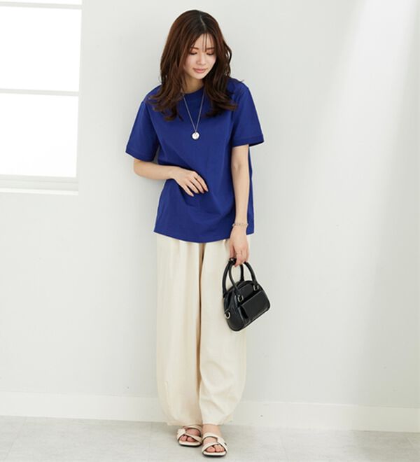 BELLUNA（ベルーナ）の「ヒンヤリ！綿１００％大人顔サマ見えＴシャツ（Tシャツ）」｜詳細画像