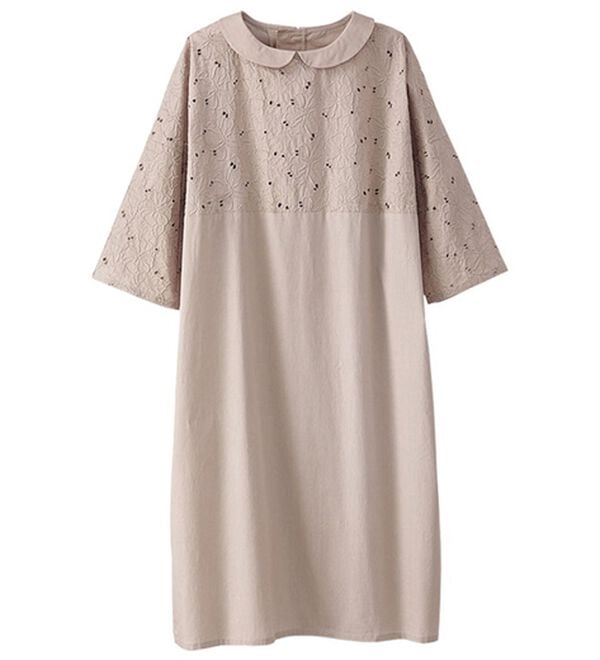 BELLUNA（ベルーナ）の「レースチュニック（チュニック）」｜ライトグレー