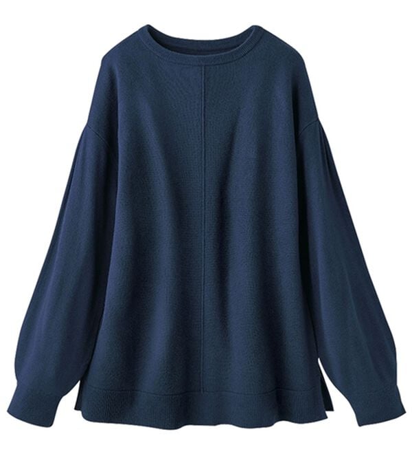 BELLUNA（ベルーナ）の「ふんわりカシミヤタッチニットプルオーバー（ニット・セーター）」｜詳細画像