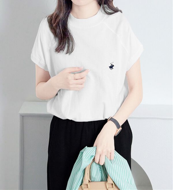 Viola e Viola（ヴィオラ エ ヴィオラ）の「【ビバリーヒルズポロクラブ】ワイドスリーブＴシャツ（Tシャツ）」｜詳細画像