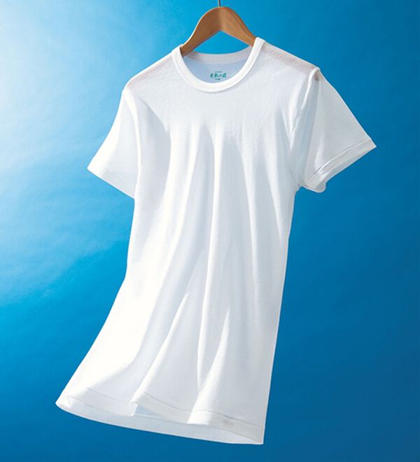 「【４枚組】＜ＧＵＮＺＥ&times;ベルーナ＞素肌の匠（Ｒ）綿１００％風通る冷感インナー（メンズ肌着・インナーウェア）」｜詳細画像