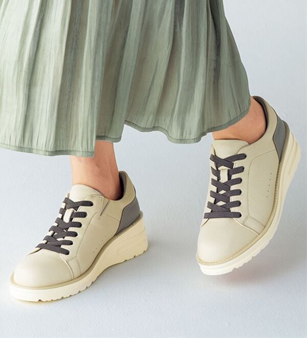 ルフラン（ルフラン）の「＜ラシーナリュクス＞４Ｅ牛革アウトステッチシューズ（フラットシューズ）」｜詳細画像