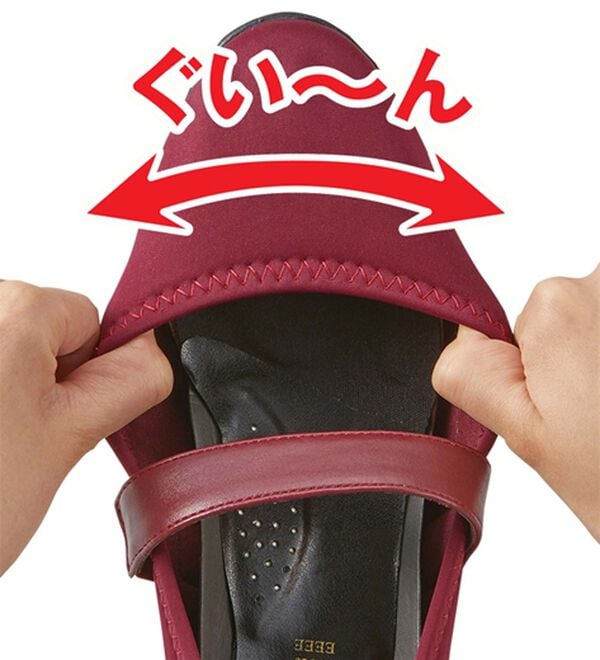 「はっ水４Ｅストレッチパンプス（パンプス）」｜詳細画像