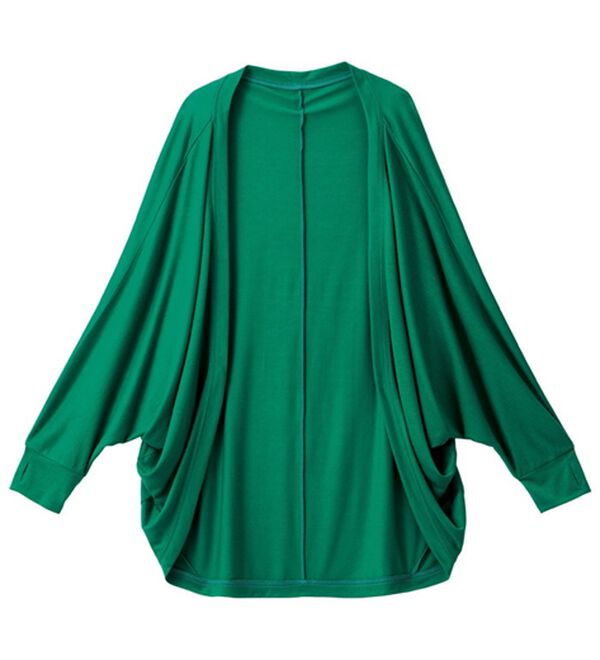 GeeRA（ジーラ）の「接触冷感！ドルマンカットソーカーディガン（ニットカーディガン）」｜詳細画像