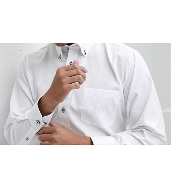 「【５枚セット】品質自慢！形態安定メンズワイシャツ（メンズワイシャツ）」｜詳細画像