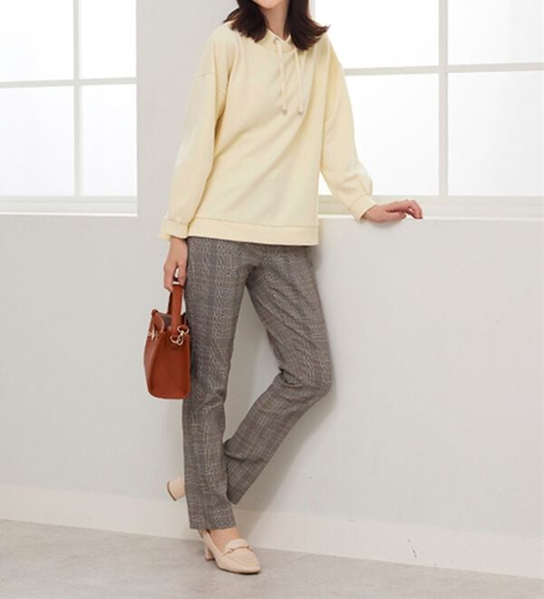 BELLUNA（ベルーナ）の「上品見えとろみワイドネックプルオーバー（カットソー）」｜詳細画像