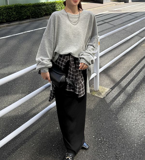 RANAN（ラナン）の「オーバーサイズスウェットＴ（カットソー）」｜詳細画像