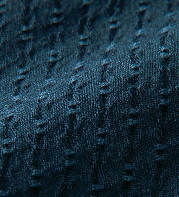 「＜ゴールデンベア＞バンドカラードビー織リラックスシャツ（メンズシャツ）」｜詳細画像