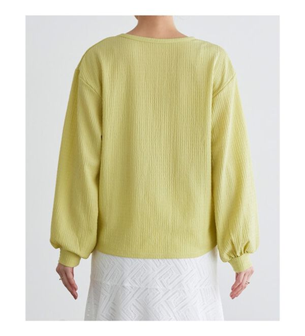 Pierrot（ピエロ）の「デザインが選べるジャガードカットソー（カットソー）」｜詳細画像