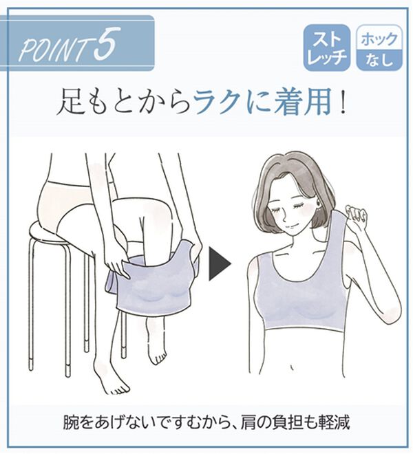 LAVIENNE（ラヴィエンヌ）の「【吸汗速乾】綿混メッシュの締め付けにくいＳｕ－ｐｉｔａ（スーピタ）ブラ・ショーツ（別売）（ブラジャー）」｜詳細画像