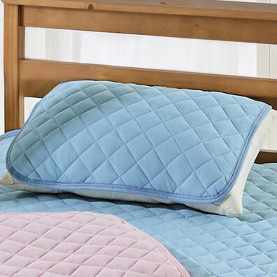 「綿１００％１年中快適軽寝具２枚組（敷パッド）」