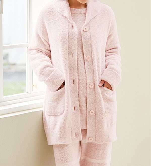 LAVIENNE（ラヴィエンヌ）の「もちっとホイップカーディガン（パジャマ・ルームウェア）」｜ピンク