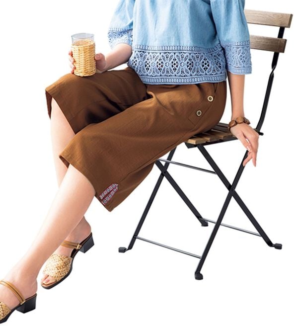 ルフラン（ルフラン）の「【３本組】真夏のひざ下丈パンツ（その他パンツ）」｜詳細画像