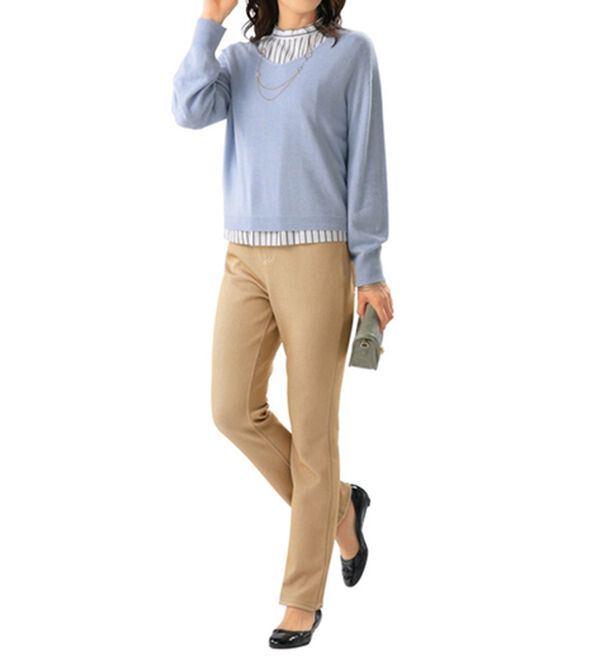 ルフラン（ルフラン）の「【２本組】素肌にはきたい裏が綿毛布のパンツ（フルレングスパンツ）」｜詳細画像