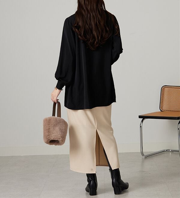 BELLUNA（ベルーナ）の「リブニット使いチュニック（チュニック）」｜詳細画像