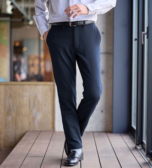 REMEN'S（リメンズ）の「起毛やわらかテーパードパンツ（メンズフルレングスパンツ）」｜詳細画像