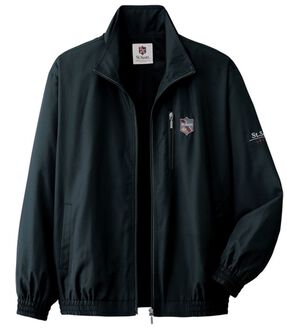 「ブランドデザイン裏メッシュブルゾン（メンズブルゾン）」｜ブラック