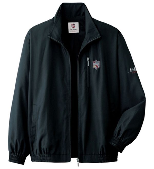 「ブランドデザイン裏メッシュブルゾン（メンズブルゾン）」｜ブラック