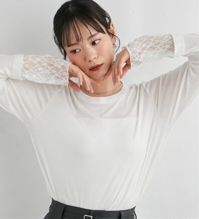 RANAN（ラナン）の「レイヤードスリーブロンＴＥＥ（カットソー）」