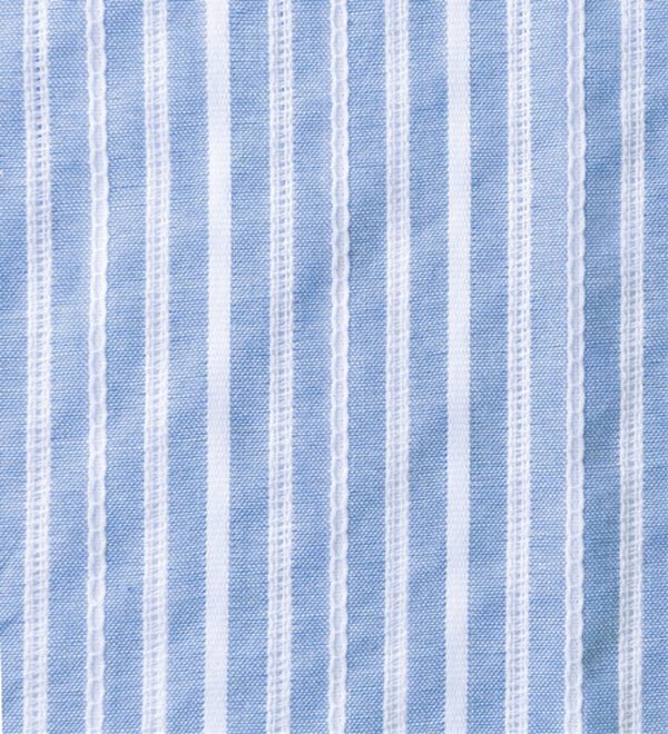 BELLUNA（ベルーナ）の「ストライプ柄衿配色ブラウス（ブラウス）」｜詳細画像