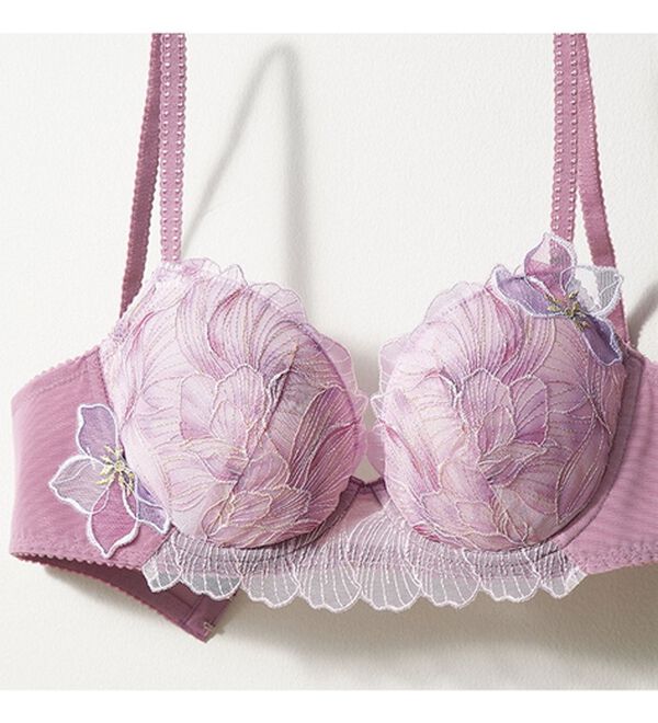 LAVIENNE（ラヴィエンヌ）の「＜ワコール＞Ｗｉｎｇ　Ｌｅｓｓｉａｇｅ（レシアージュ）脇すっきりブラ（ブラジャー）」｜詳細画像