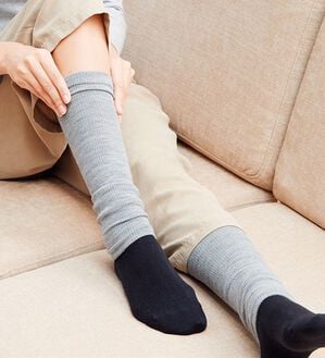 LAVIENNE（ラヴィエンヌ）の「履くだけあったか！遠赤外線レッグウォーマー（靴下・ストッキング）」｜詳細画像