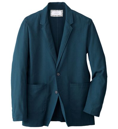 「麻入りサラッとテーラードジャケット（メンズジャケット）」