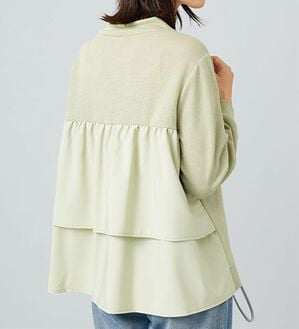 BELLUNA（ベルーナ）の「ラメ調バックフレアー切替プルオーバー（カットソー）」｜詳細画像