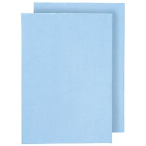 「クローバー型掛布団カバー２枚組（掛布団カバー）」｜ブルー