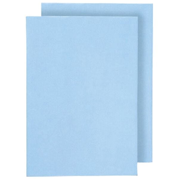 「クローバー型掛布団カバー２枚組（掛布団カバー）」｜ブルー