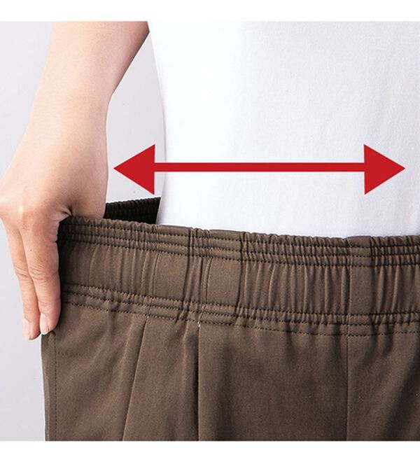 ルフラン（ルフラン）の「柔らか裏起毛あったかストレッチパンツ（その他パンツ）」｜詳細画像