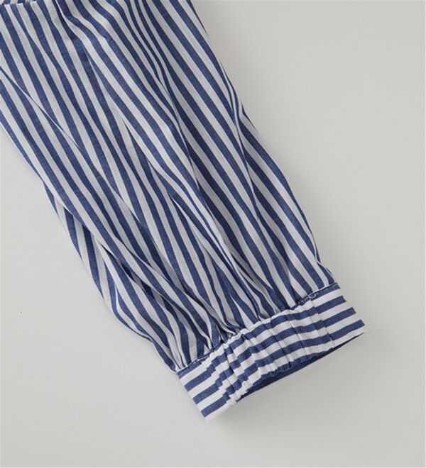 RANAN（ラナン）の「綿１００％　ロング丈シャツブラウス（チュニック）」｜詳細画像