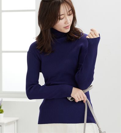 BELLUNA（ベルーナ）の「【安心感あるプチプラニット】リブニットタートルネックプルオーバー（ニット・セーター）」