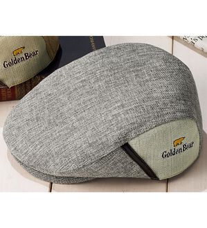 「＜ゴールデンベア＞洗える！天然ライクなダンディハット（メンズ帽子）」｜ハンチンググレー